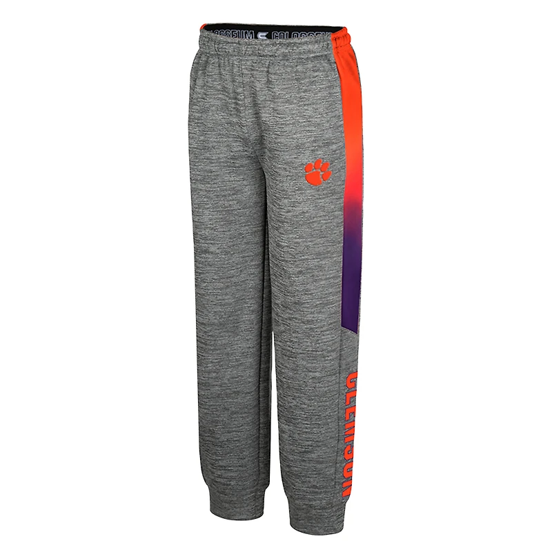 Pantalon gris Youth Colosseum Clemson Tigers The Gang