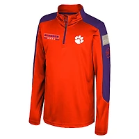 Coupe-vent à glissière quart de tour Cyclone OHT Military Appreciation Orange Clemson Tigers du Colisée des jeunes
