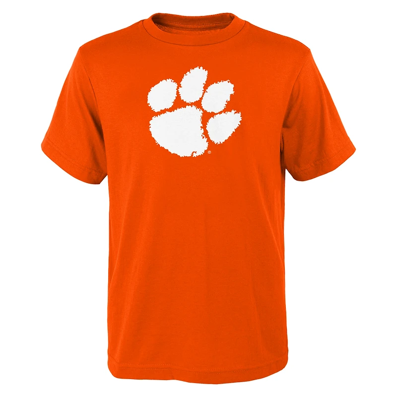 Youth Outerstuff Orange Clemson Tigers Primary Logo T-Shirt