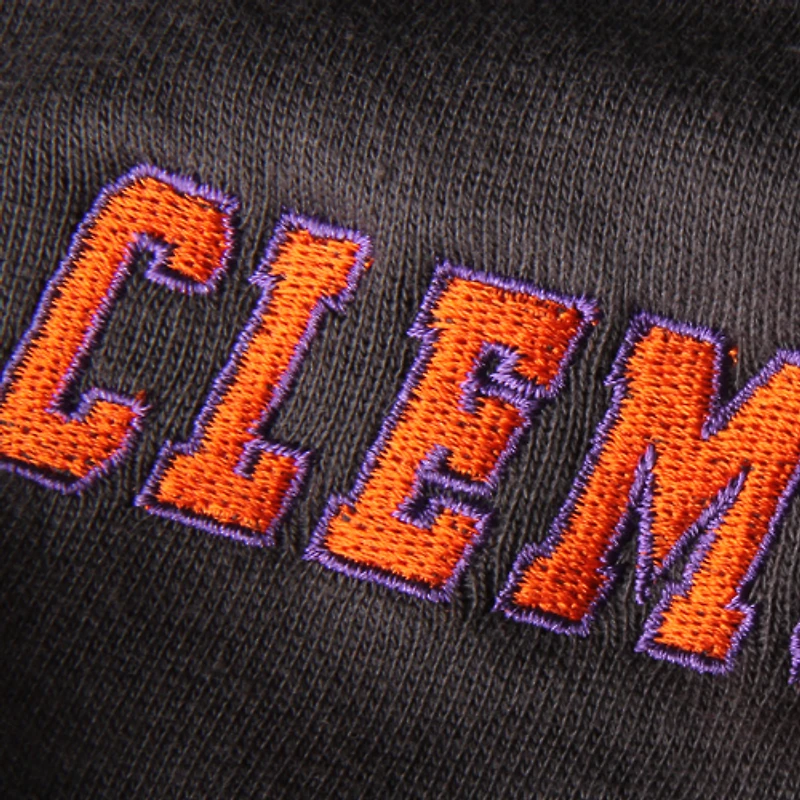 Chandail à capuchon gros logo Clemson Tigers de stade athlétique pour jeunes