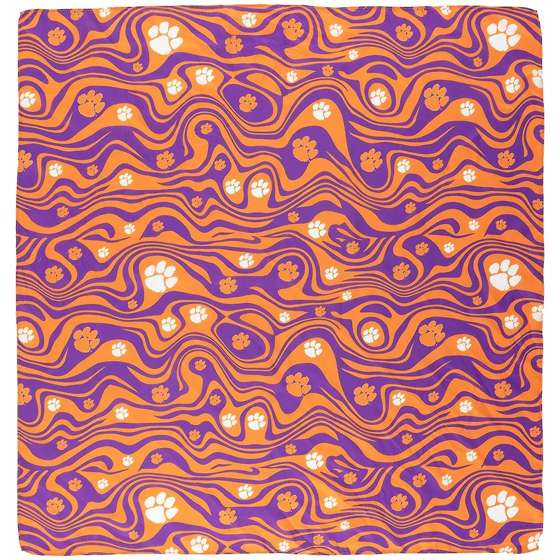 Foulard pour cheveux ZooZatz Clemson Tigers