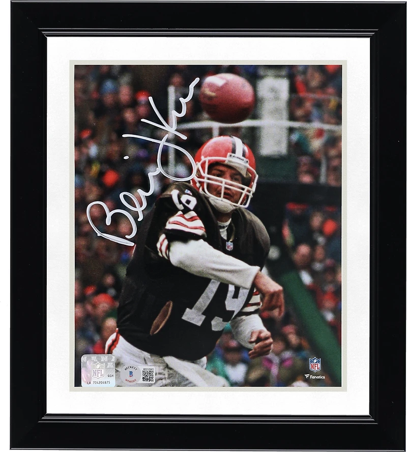 Bernie Kosar Cleveland Browns Autographed 8" x 10" Passing Photograph