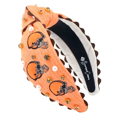 Bandeau au point de croix Brianna Cannon des Cleveland Browns