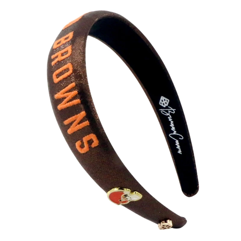 Bandeau fin brodé Brianna Cannon des Cleveland Browns