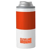 Glacière mince à blocs de couleurs Cleveland Browns de 12 oz