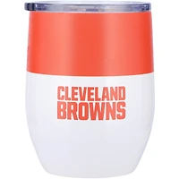 Browns de Cleveland 16 oz. Gobelet incurvé en acier inoxydable Colorblock