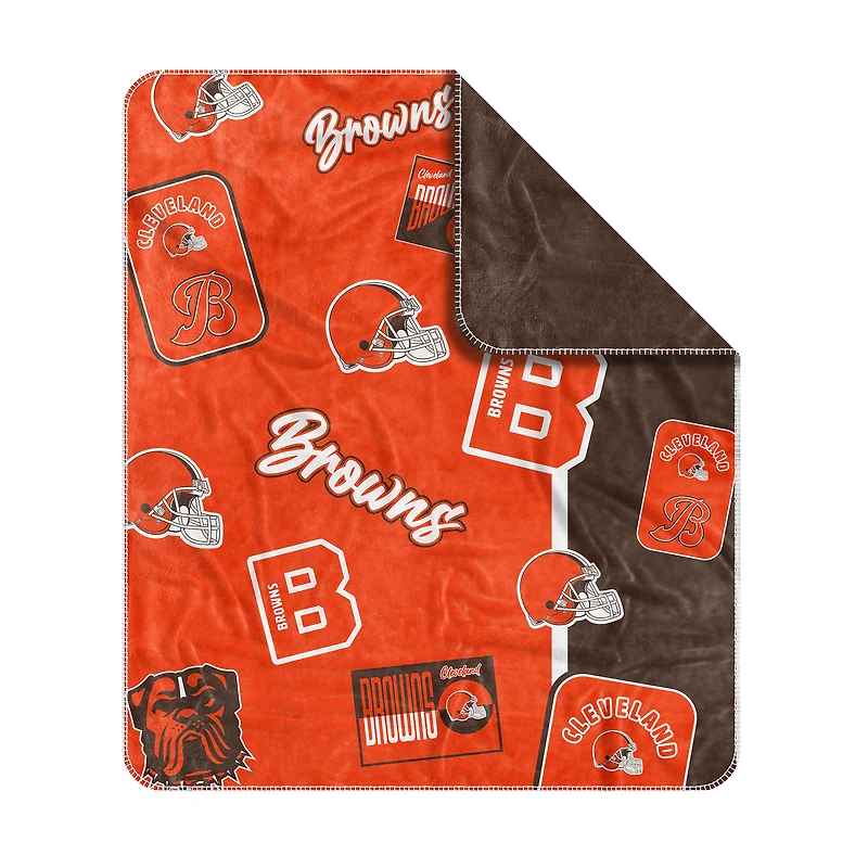 Cleveland Browns 50” x 60” Dream Weave Throw Blanket