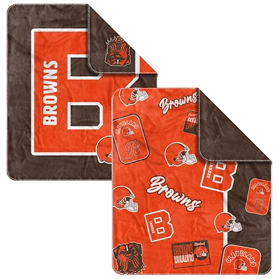 Couverture tissée Dream Weave Cleveland Browns 50" x 60"