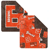 Couverture tissée Dream Weave Cleveland Browns 50" x 60"