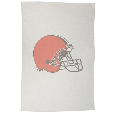 Couverture sweat-shirt 54" x 84" des Cleveland Browns