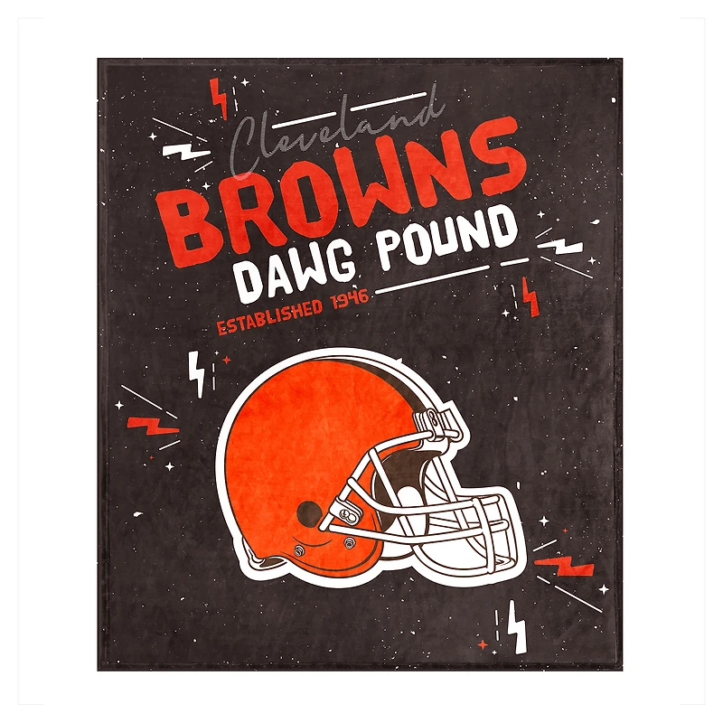 Couverture en peluche Cleveland Browns 60" x 70"
