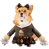Costume de chien cheerleader des Cleveland Browns