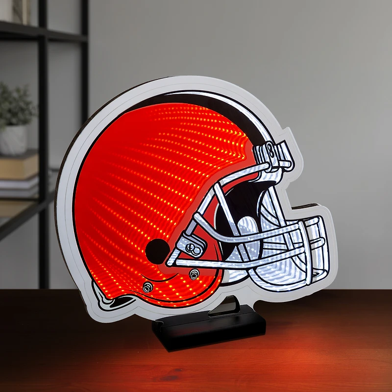 Lumière LED Infinity avec logo des Cleveland Browns