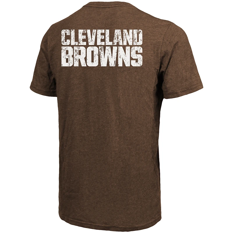 T-Shirt à Poche Tri-Blend Majestic Threads Cleveland Browns - Marron