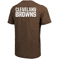 T-Shirt à Poche Tri-Blend Majestic Threads Cleveland Browns - Marron