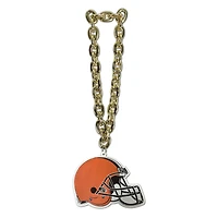 Collier chaîne Superfan surdimensionné des Cleveland Browns
