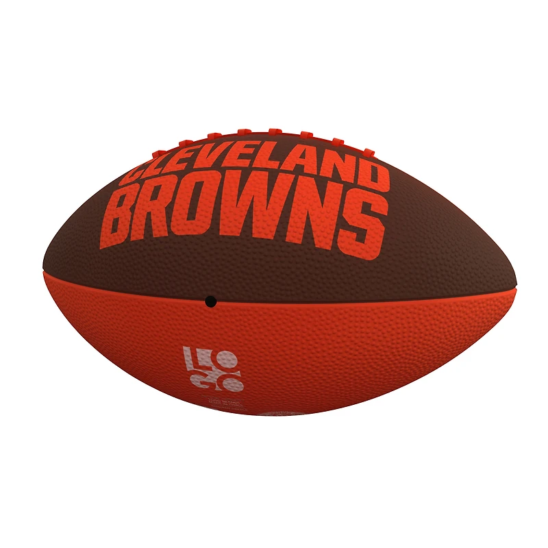 Ballon de football junior avec logo Pinwheel des Cleveland Browns