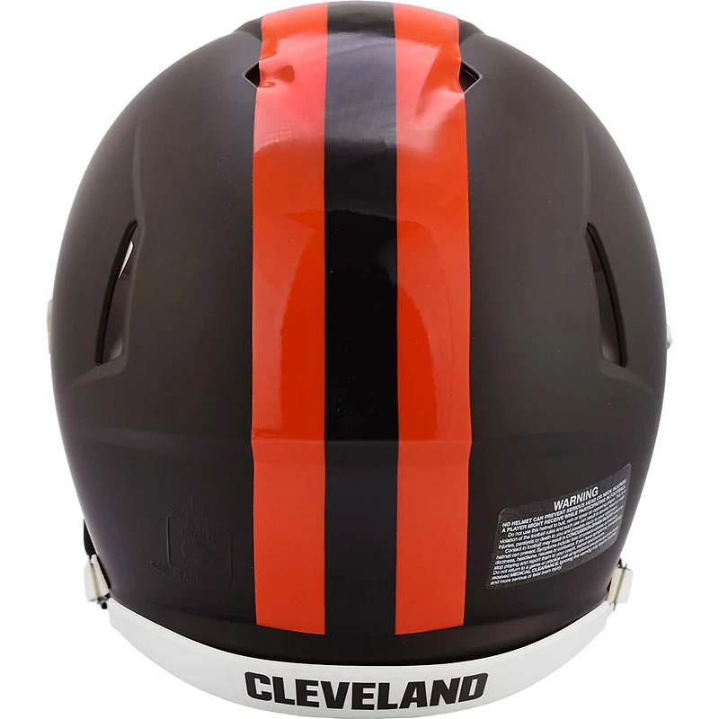 Casque authentique Riddell Speed 2025 des Cleveland Browns, remplaçant Alpha Dawg