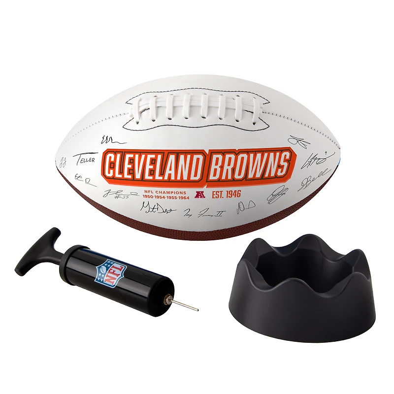 Ballon de football signature des Cleveland Browns