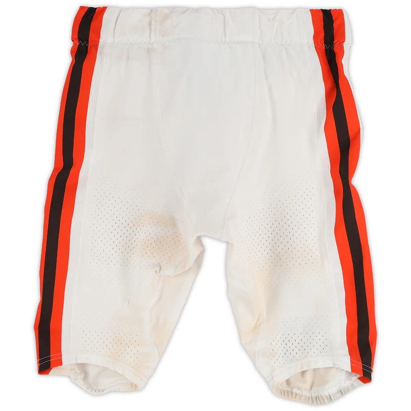Pantalon Nike blanc utilisé par Dalvin Tomlinson pour le match des Cleveland Browns contre les New Orleans Saints le 17 novembre 2024