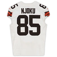 David Njoku Cleveland Browns Game-Used #85 White Nike Jersey vs. Las Vegas Raiders on November 23, 2025