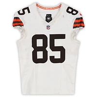 David Njoku Cleveland Browns Game-Used #85 White Nike Jersey vs. Las Vegas Raiders on November 23, 2025