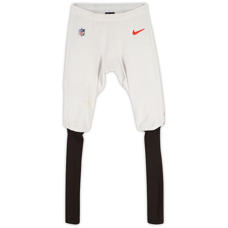 Deshaun Watson Cleveland Browns Game-Used #4 White Pants vs. Dallas Cowboys on September 8, 2024