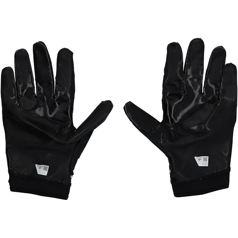 Devin Bush Cleveland Browns Game-Used Black Nike Gloves vs. Chicago Bears on December 14, 2025