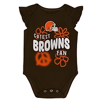 Ensemble deux pièces pour nouveau-né et nourrisson Outerstuff Cleveland Browns The Sunshine