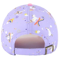 Casquette ajustable « Licorne » pour filles de l'école maternelle « 47 » lavande des Cleveland Browns