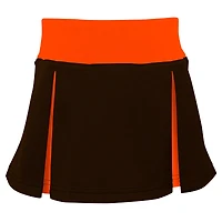 Girls Preschool Brown Cleveland Browns Spirit Cheerleader Two-Piece Set with Bloomers