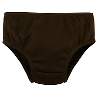 Robe marron de capitaine des Cleveland Browns pour petites filles avec bloomers