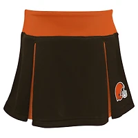 Ensemble de pom-pom girl deux pièces Cleveland Browns Spirit pour jeunes filles