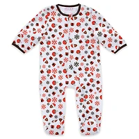 Infant & Newborn WEAR by Erin Andrews Cleveland Browns Holiday Full-Zip Sleeper Bib Set