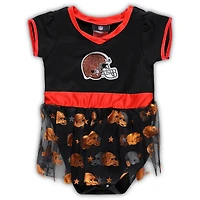Ensemble de costumes Tutu hayon pour bébé marron/blanc Cleveland Browns