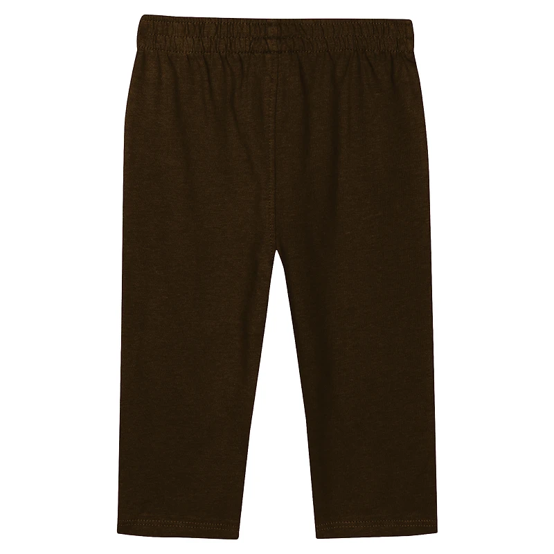 Ensemble body à manches longues et pantalon double pour bébé Cleveland Browns Brown
