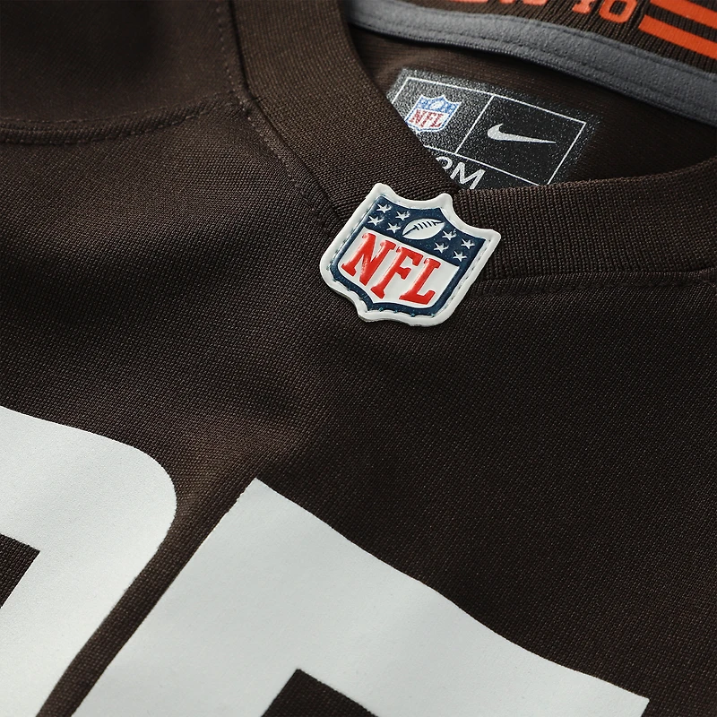 Maillot de match Nike pour bébé Myles Garrett Brown des Cleveland Browns