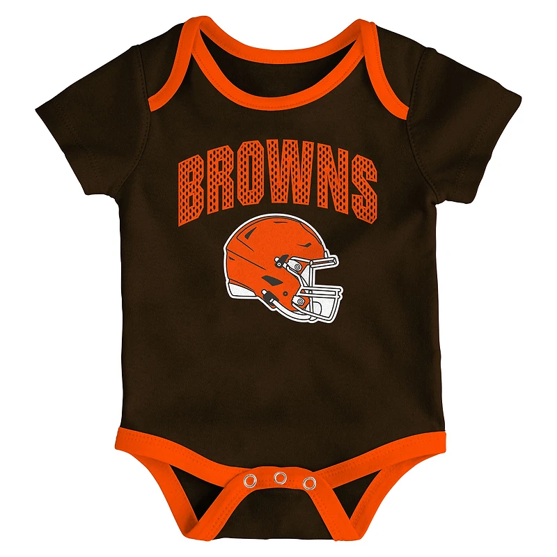 Ensemble trois pièces pour bébé Outerstuff Cleveland Browns All Day Play