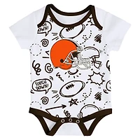 Ensemble trois pièces pour bébé Outerstuff Cleveland Browns All Day Play