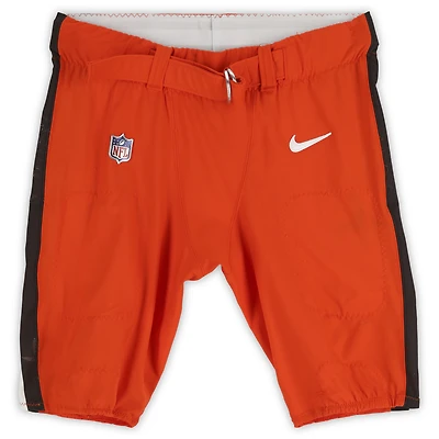 Jack Conklin Cleveland Browns Game-Used Orange Nike Pants vs. Cincinnati Bengals on October 20, 2024