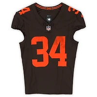 Jerome Ford Cleveland Browns Game-Used #34 Brown Nike Jersey vs. Miami Dolphins on October 19, 2025