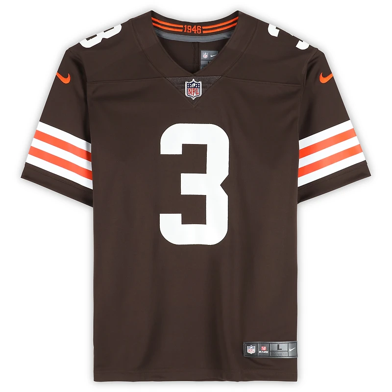 Jerry Jeudy Cleveland Browns Autographed Brown Nike Limited Jersey
