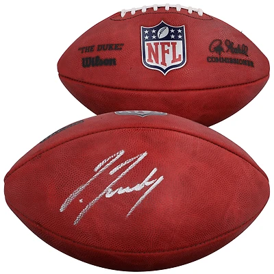Jerry Jeudy Cleveland Browns Autographed Duke Game Football