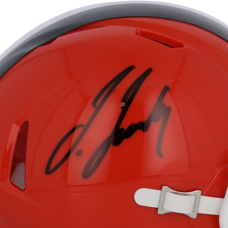 Jerry Jeudy Cleveland Browns Autographed Riddell 2024 Speed Mini Helmet
