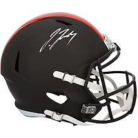 Jerry Jeudy Cleveland Browns Autographed Riddell 2025 Alternate Speed Replica Helmet  