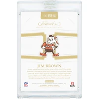 Jim Brown Cleveland Browns 2018 Panini Flawless MVP Silver Diamond Gem #MVP-14 #9/10 Card