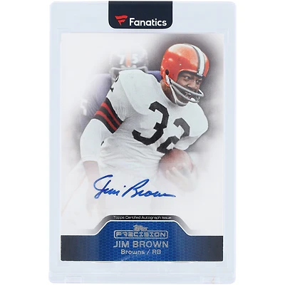 Jim Brown Cleveland Browns Autographed 2011 Topps Precision #PCRA-JBR Card