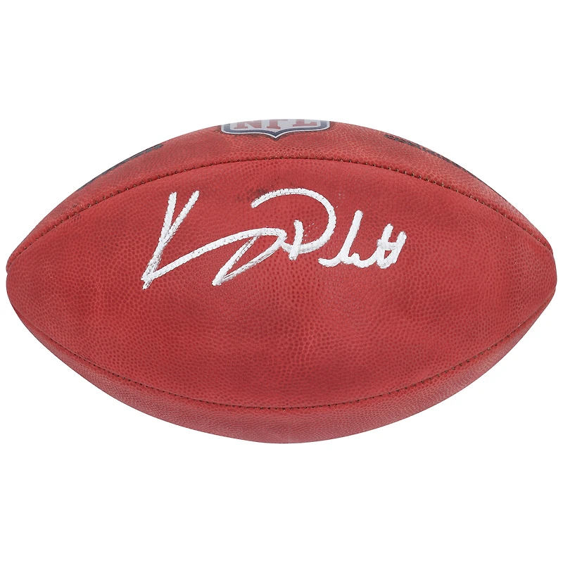 Ballon de football Wilson Duke dédicacé par Kenny Pickett des Cleveland Browns