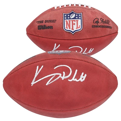 Ballon de football Wilson Duke dédicacé par Kenny Pickett des Cleveland Browns