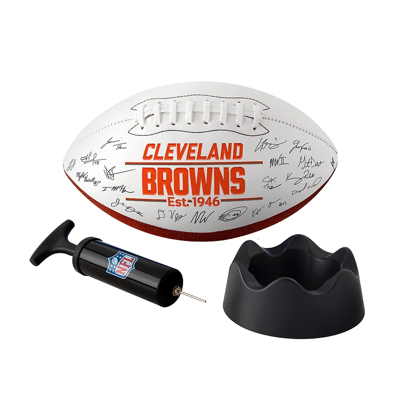 Logo Brands Cleveland Browns 2025 Autograph Signature Football